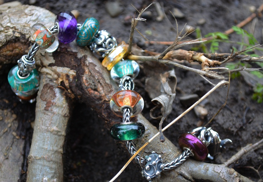 Trollbeads Bracelet featuring Spring 2017 beads