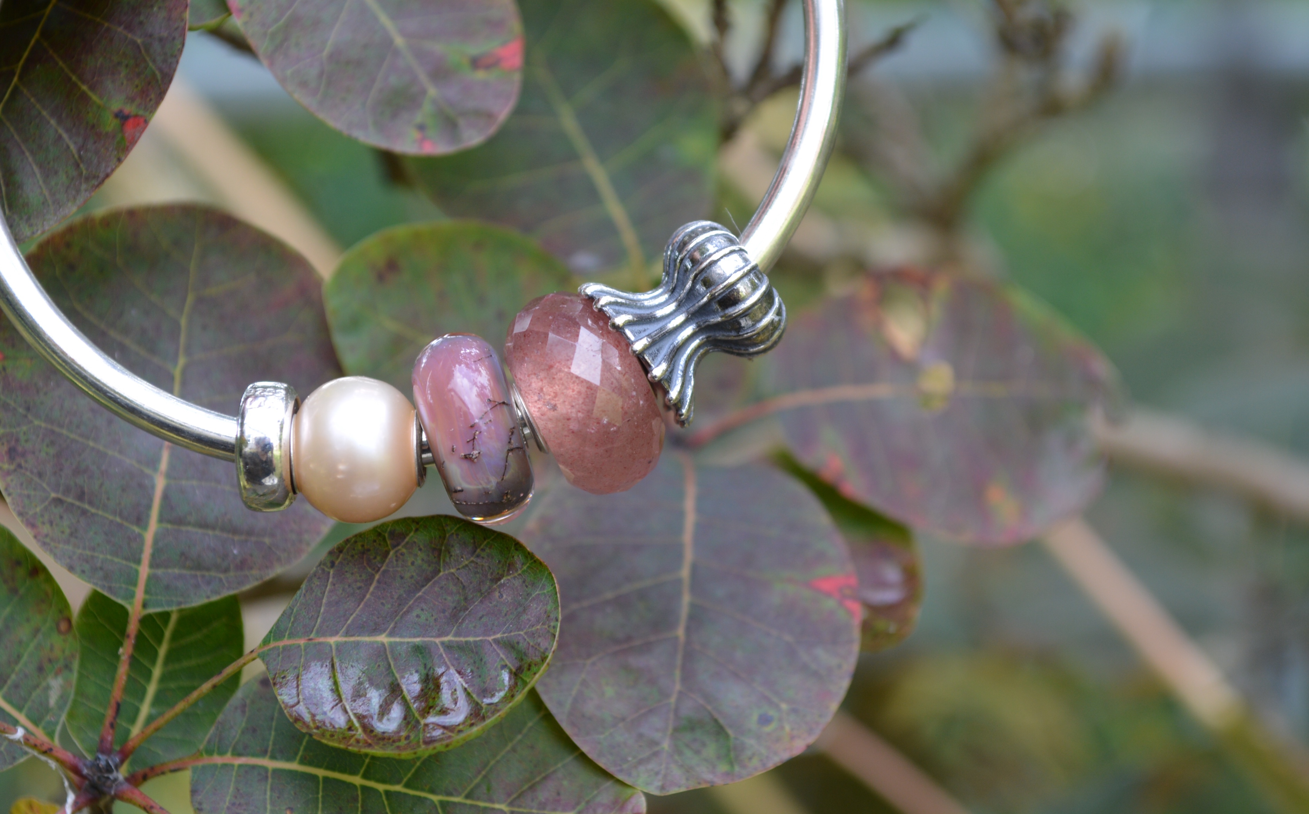 Trollbeads silver bangle fall collection