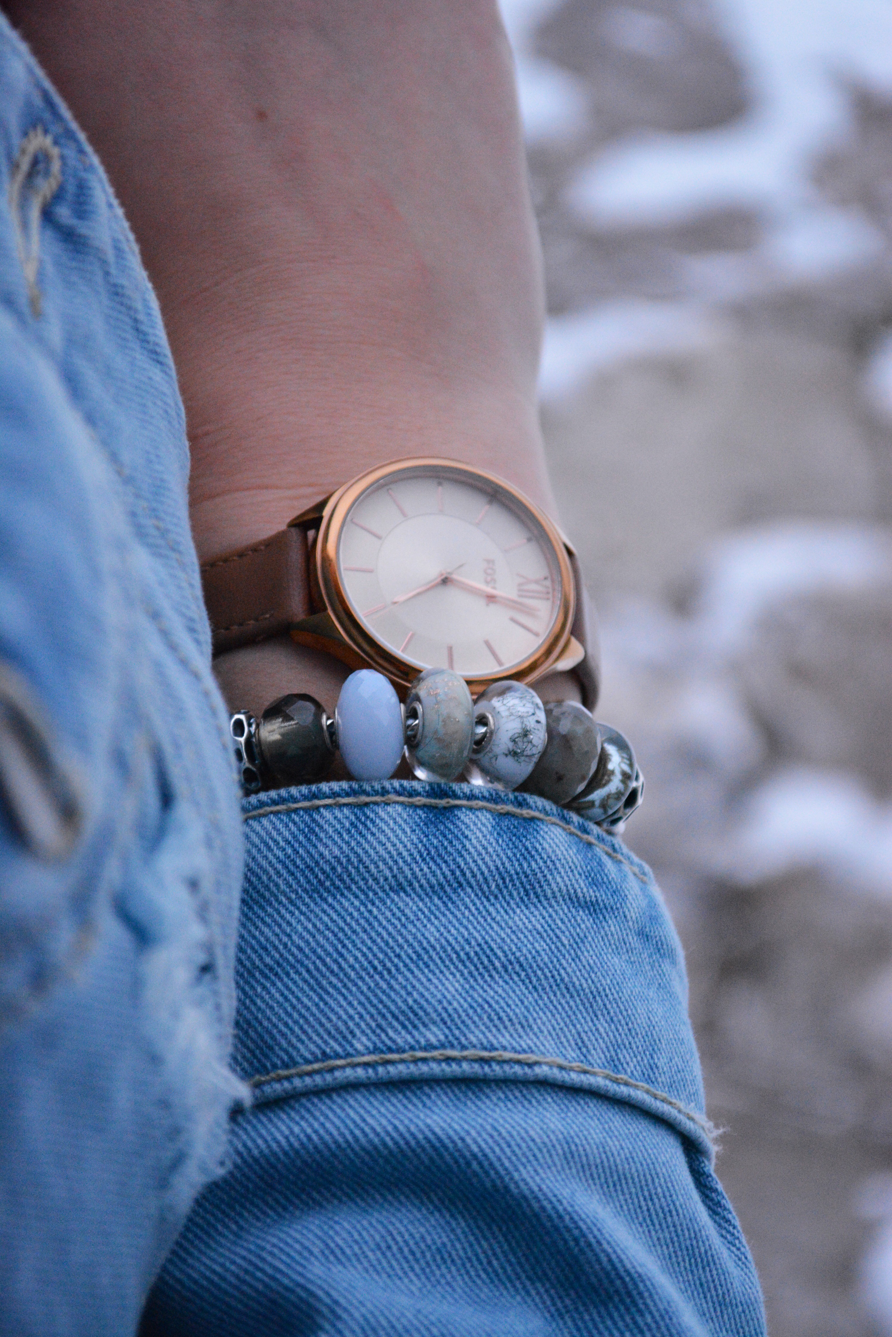 Winter Neutral Trollbeads Bracelet 