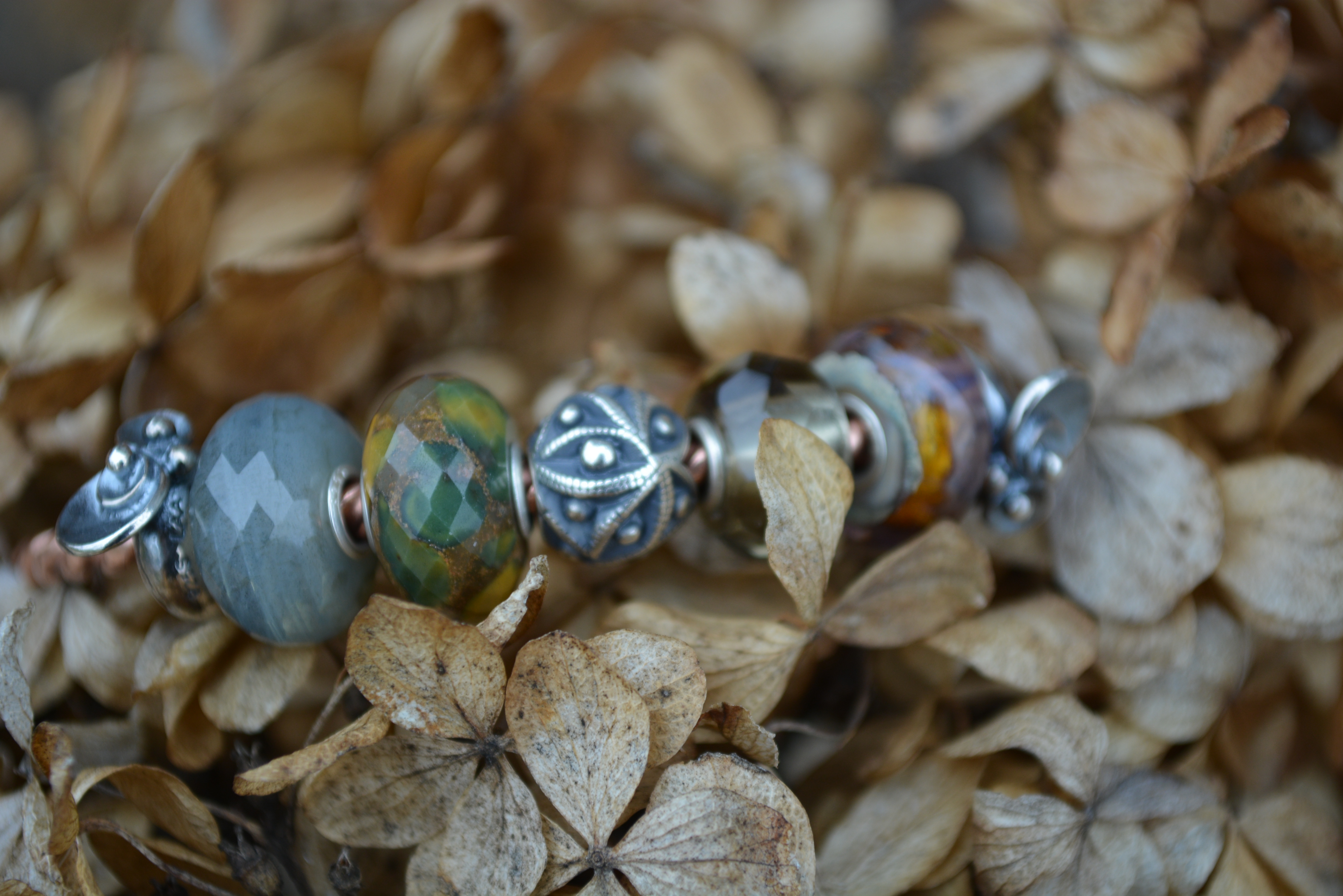 Works from Lizzie’s first Trollbeads Akron Post