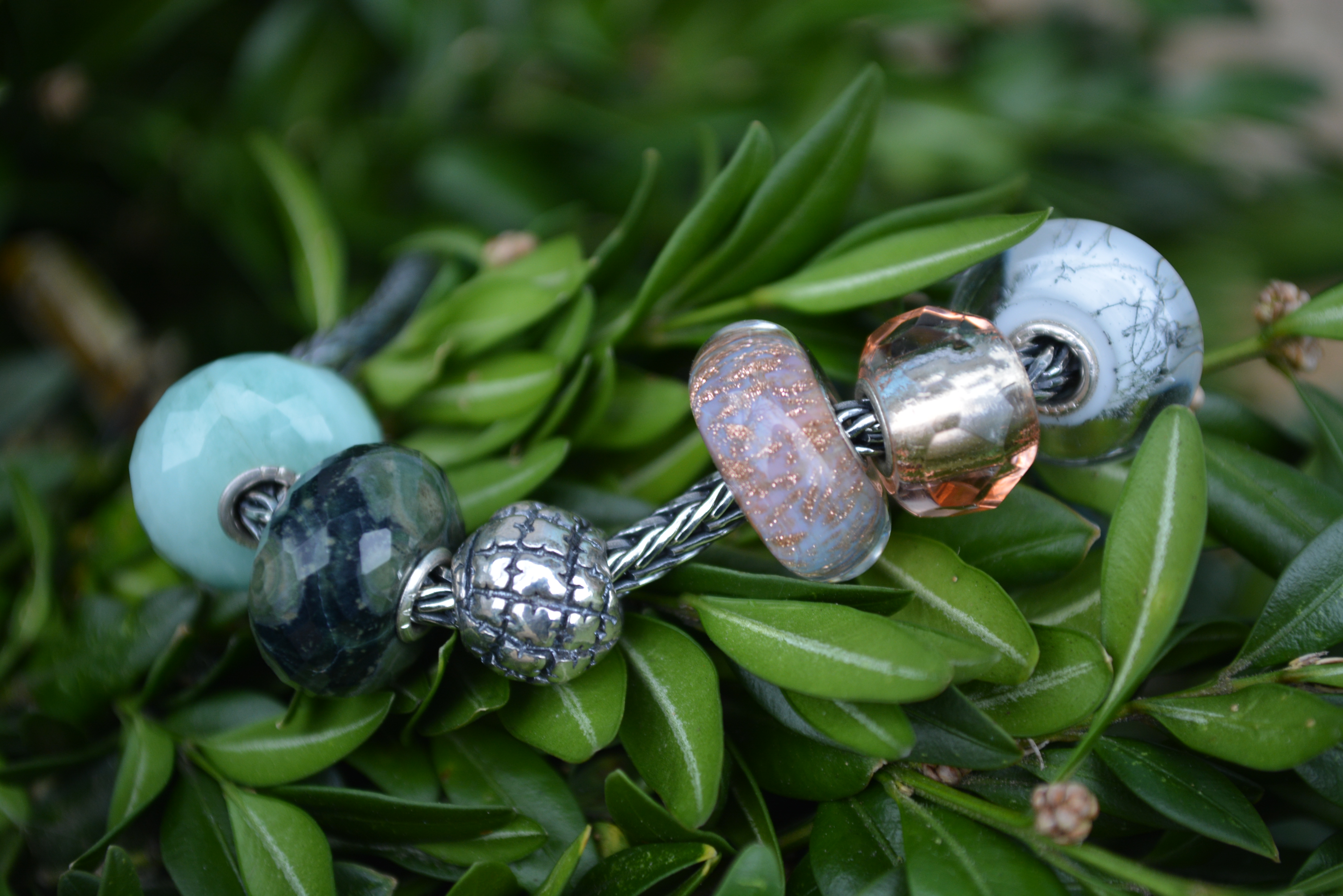 Works from Lizzie’s first Trollbeads Akron Post