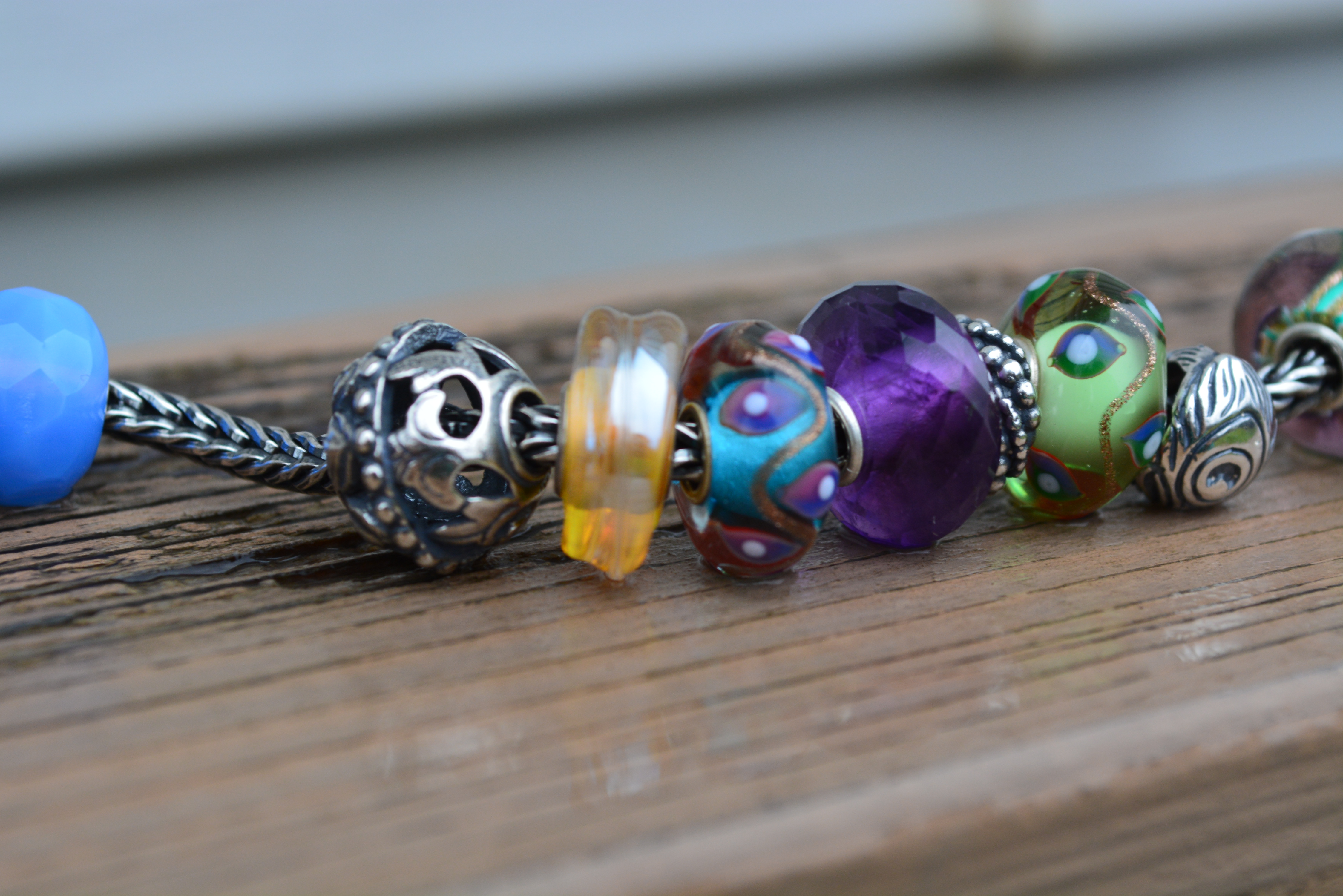 Bright and exotic glass and silver beads from the Spring 2018 release