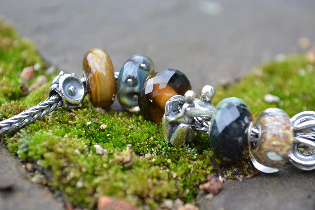 Shield Trollbead released for Fathers Day on an Earth Tone Bracelet | Trollbeadsakron.com