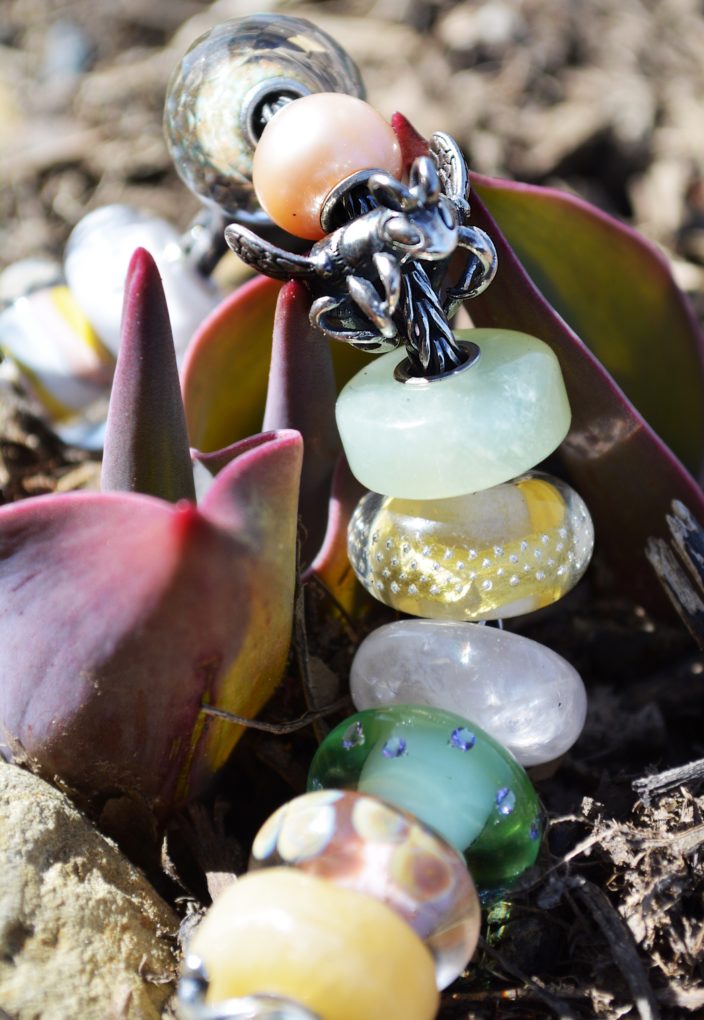 Trollbeads Akron highlights teh Bumble Bee Spacer in a Spring 2018 Blog Post 