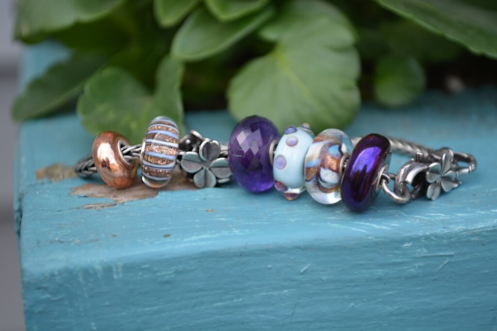 Trollbeads Lucky Friends bracelet with additions